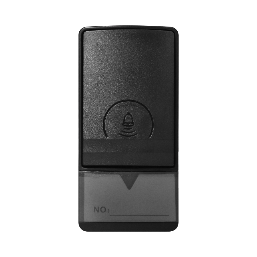 LAXAN AC wireless mains-powered doorbell with battery-free button, learning system, 36 sounds, 150m